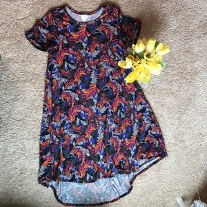 Lularoe Carly, Medium floral/paisley print